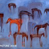 Blue Pasture - 30 x 40