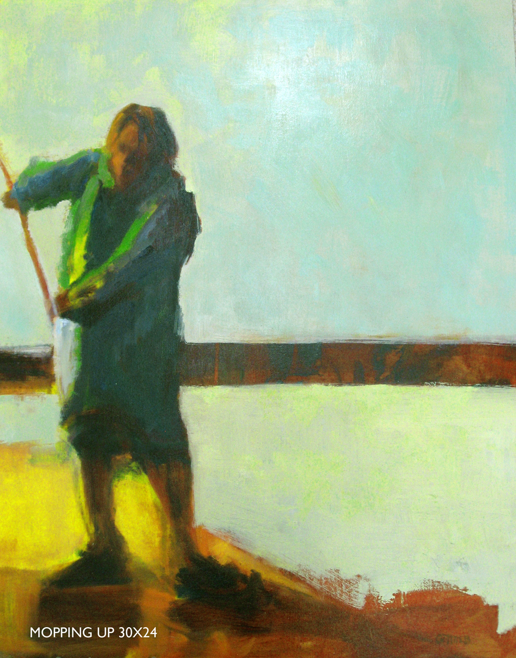 Mopping Up - 30 x 24